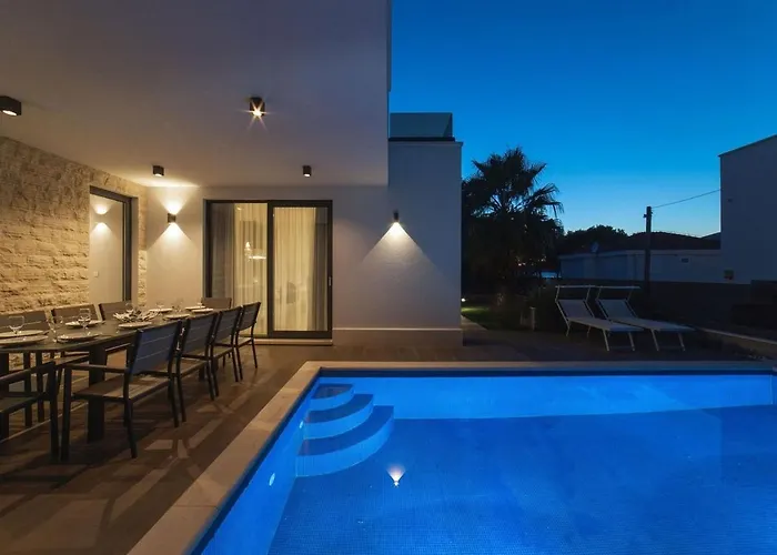 Luxury Beachfront Villa Trogir 2 With Indoor & Outdoor Pools *