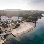 Luxury Beachfront Villa Trogir 2 with private pool, jacuzzi&gym at the beach on Ciovo - Okrug Gornji * Trogir